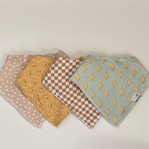 Copper Pearl Bandana Bibs